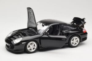 Porsche 911 996 Turbo Zwart Bburago 1:18 3367 Metaal — afbeelding 2 van 8