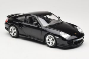 Porsche 911 996 Turbo Zwart Bburago 1:18 18-12030 Metaal — afbeelding 6 van 8