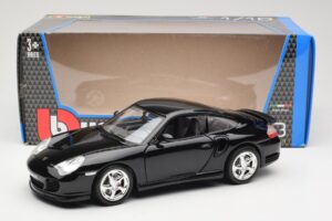 Porsche 911 996 Turbo Zwart Bburago 1:18 18-12030 Metaal — afbeelding 8 van 8