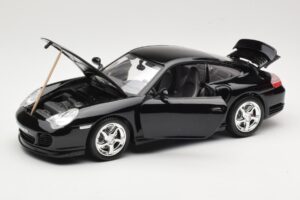 Porsche 911 996 Turbo Zwart Bburago 1:18 18-12030 Metaal — afbeelding 2 van 8