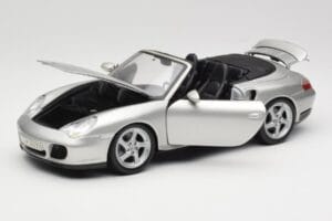 Porsche 911 996 Turbo Cabriolet Zilver Maisto 1:18 31660 Metaal — afbeelding 2 van 8