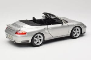 Porsche 911 996 Turbo Cabriolet Zilver Maisto 1:18 31660 Metaal — afbeelding 3 van 8