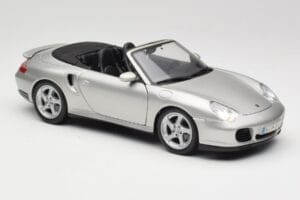 Porsche 911 996 Turbo Cabriolet Zilver Maisto 1:18 31660 Metaal — afbeelding 6 van 8