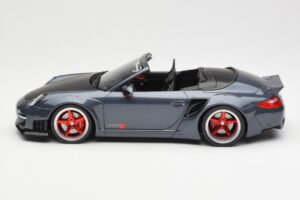 Porsche 911 997 Cabriolet Liberty Walk Grijs GT Spirit 1:18 GT463 Hars — afbeelding 3 van 6
