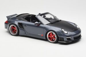 Porsche 911 997 Cabriolet Liberty Walk Grijs GT Spirit 1:18 GT463 Hars — afbeelding 4 van 6