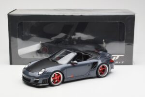 Porsche 911 997 Cabriolet Liberty Walk Grijs GT Spirit 1:18 GT463 Hars — afbeelding 6 van 6