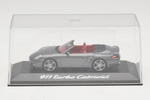 Porsche 911 997 Turbo Cabriolet Grey Metallic Minichamps 1:43 WAP02015216 Metaal — afbeelding 4 van 5