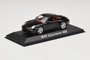 Porsche 911 997 Carrera 4S Zwart Minichamps 1:43 WAP02010116 Metaal — afbeelding 2 van 4