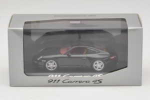 Porsche 911 997 Carrera 4S Zwart Minichamps 1:43 WAP02010116 Metaal — afbeelding 4 van 4