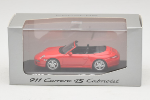 Porsche 911 997 Carrera 4S Cabriolet Rood Minichamps 1:43 WAP02015316 Metaal — afbeelding 4 van 5