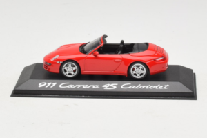 Porsche 911 997 Carrera 4S Cabriolet Rood Minichamps 1:43 WAP02015316 Metaal