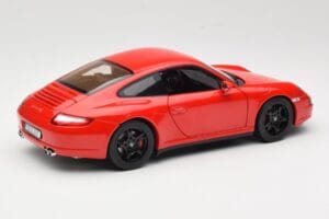 Porsche 911 997 Carrera 4S Rood Norev 1:18 187510 Metaal — afbeelding 3 van 8