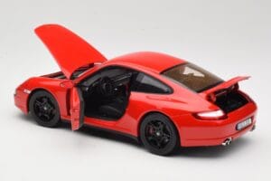 Porsche 911 997 Carrera 4S Rood Norev 1:18 187510 Metaal — afbeelding 5 van 8
