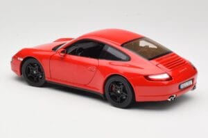 Porsche 911 997 Carrera 4S Rood Norev 1:18 187510 Metaal — afbeelding 7 van 8