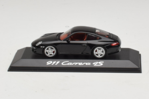 Porsche 911 997 Carrera 4S Donkerblauw Minichamps 1:43 WAP02011615 Metaal