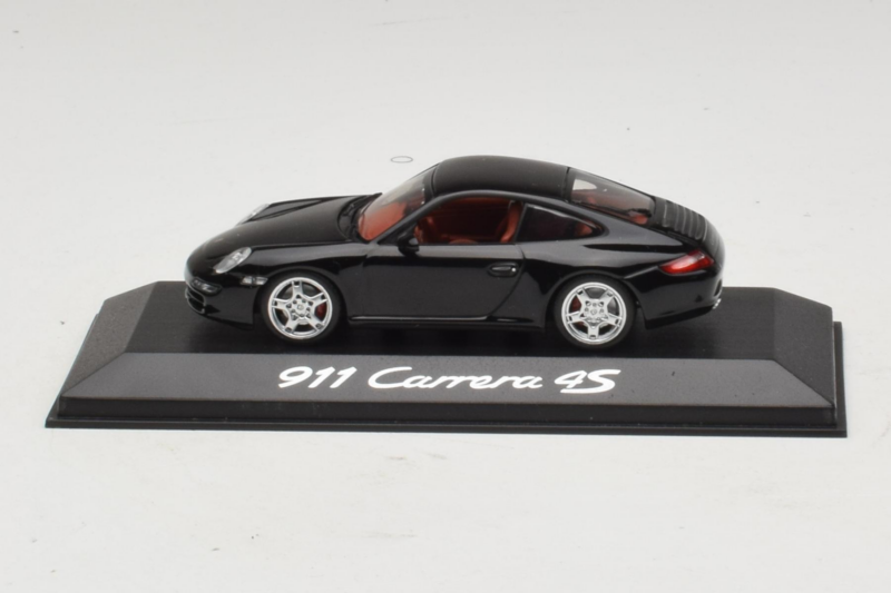 Porsche 911 997 Carrera 4S Donkerblauw Minichamps 1:43 WAP02011615 Metaal