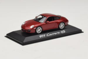 Porsche 911 997 Carrera 4S Rood Minichamps 1:43 WAP02001718 Metaal — afbeelding 2 van 4