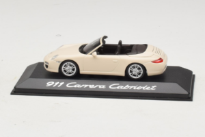 Porsche 911 997 Carrera Cabriolet Wit Minichamps 1:43 WAP02001118 Metaal