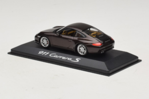 Porsche 911 997 Carrera S Brown Metallic Minichamps 1:43 WAP02001318 Metaal — afbeelding 3 van 4