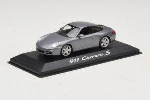 Porsche 911 997 Carrera S Grey Metallic Minichamps 1:43 WAP02011615-P1 Metaal — afbeelding 2 van 4