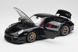 Porsche 911 997 GT2 RS Zwart & Zilver Wielen Minichamps 1:18 100069401 Metaal — afbeelding 2 van 8