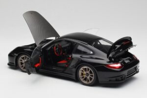Porsche 911 997 GT2 RS Zwart & Zilver Wielen Minichamps 1:18 100069401 Metaal — afbeelding 5 van 8