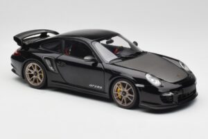 Porsche 911 997 GT2 RS Zwart & Zilver Wielen Minichamps 1:18 100069401 Metaal — afbeelding 6 van 8