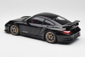 Porsche 911 997 GT2 RS Zwart & Zilver Wielen Minichamps 1:18 100069401 Metaal — afbeelding 7 van 8