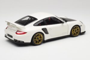 Porsche 911 997 GT2 RS Wit & Goud Wielen Minichamps 1:18 100069406 Metaal — afbeelding 3 van 8