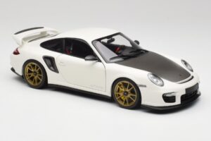 Porsche 911 997 GT2 RS Wit & Goud Wielen Minichamps 1:18 100069406 Metaal — afbeelding 6 van 8