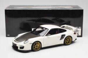 Porsche 911 997 GT2 RS Wit & Goud Wielen Minichamps 1:18 100069406 Metaal — afbeelding 8 van 8