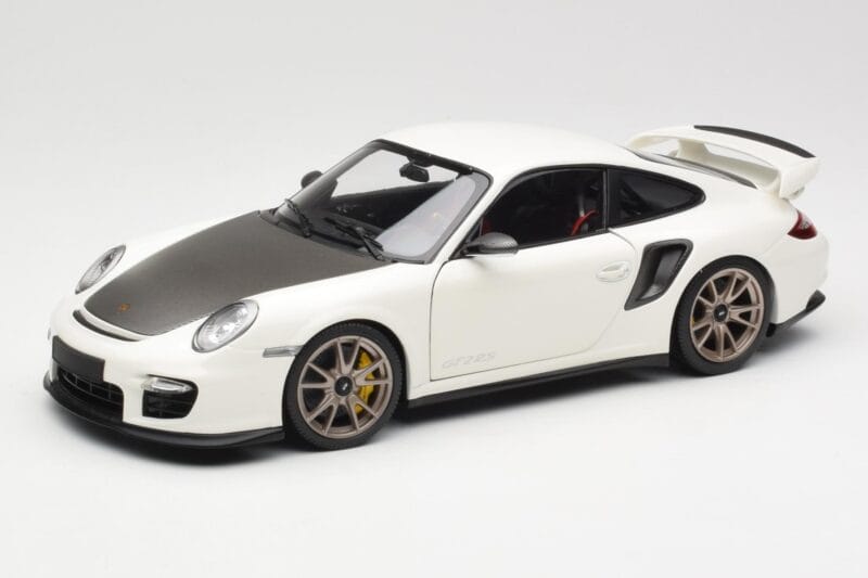 Porsche 911 997 GT2 RS Wit Minichamps 1:18 100069400 Metaal
