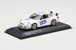Porsche 911 997 GT3 Cup #5 Presentation 2005 Minichamps 1:43 400056400 Metaal — afbeelding 2 van 4