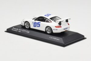 Porsche 911 997 GT3 Cup #5 Presentation 2005 Minichamps 1:43 400056400 Metaal — afbeelding 3 van 4