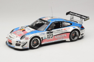 Porsche 911 997 GT3 R #123 Muhlner Motorsport E. Fumal / E. Thiry 24 Hours of Spa 2011 Minichamps 1:18 151118923 Metaal