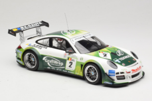 Porsche 911 997 GT3 R #2 Prospeed Competition B. Heylen / P. Lappalainen FIA GT3 2011 Minichamps 1:18 151118902 Metaal — afbeelding 4 van 6