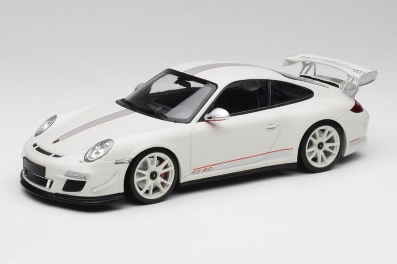 Porsche 911 997 GT3 RS 4.0 Wit Minichamps 1:18 155062221 Metaal