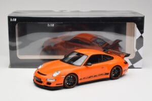 Porsche 911 997 GT3 RS Oranje Minichamps 1:18 155062122 Metaal — afbeelding 6 van 6