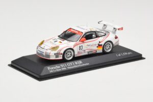 Porsche 911 997 GT3 RSR #83 Seikel Motorsport J. Nielsen / P. Ehret / P. Farnbacher 24 Hours of Le Mans 2006 Minichamps 1:43  — afbeelding 2 van 3