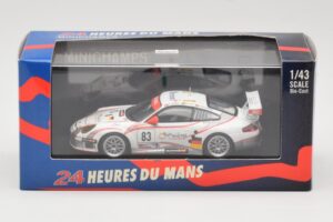 Porsche 911 997 GT3 RSR #83 Seikel Motorsport J. Nielsen / P. Ehret / P. Farnbacher 24 Hours of Le Mans 2006 Minichamps 1:43  — afbeelding 3 van 3