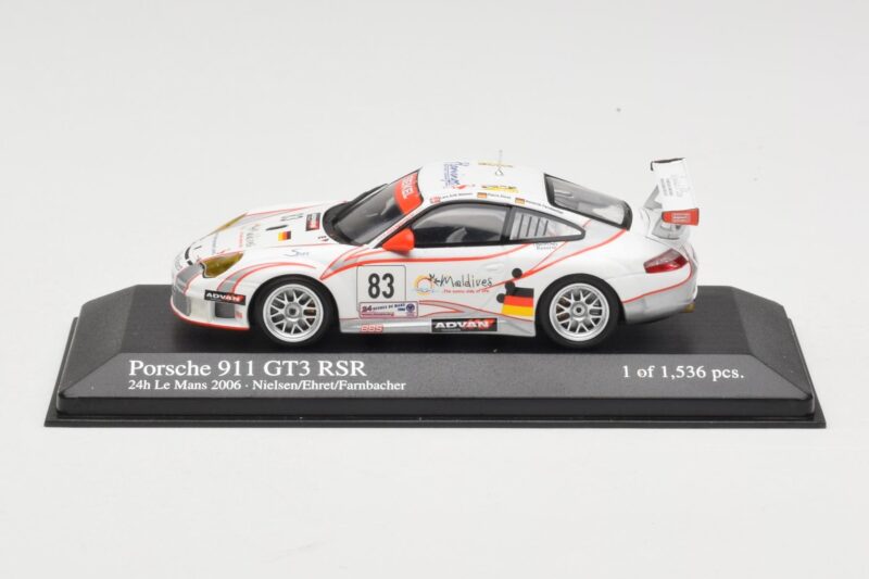 Porsche 911 997 GT3 RSR #83 Seikel Motorsport J. Nielsen / P. Ehret / P. Farnbacher 24 Hours of Le Mans 2006 Minichamps 1:43 