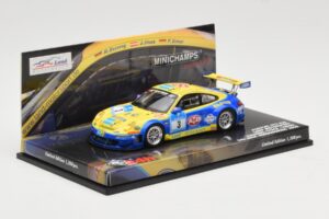 Porsche 911 997 GT3 RSR #3 24 Hours Nurburgring 2008 Minichamps 1:43 437087803 Metaal — afbeelding 2 van 4