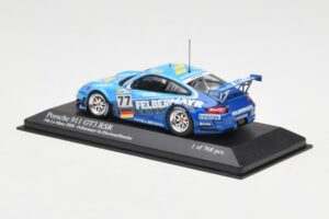 Porsche 911 997 GT3 RSR #77 Felbermayr-Proton Davidson / Henzler 24 Hours of Le Mans 2008 Minichamps 1:43 400087877 Metaal — afbeelding 3 van 4