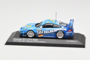 Porsche 911 997 GT3 RSR #77 Felbermayr-Proton Davidson / Henzler 24 Hours of Le Mans 2008 Minichamps 1:43 400087877 Metaal