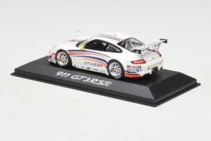 Porsche 911 997 GT3 RSR Wit Met Blauwe en Oranje Strepen 2007 Minichamps 1:43 WAP02000618 Metaal — afbeelding 3 van 4