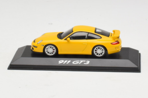 Porsche 911 997 GT3 Geel Minichamps 1:43 WAP02012116 Metaal
