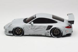 Porsche 911 997 Liberty Walk Grijs GT Spirit 1:18 GT126 Hars — afbeelding 3 van 6