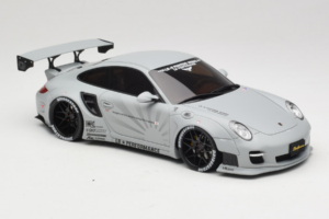 Porsche 911 997 Liberty Walk Grijs GT Spirit 1:18 GT126 Hars — afbeelding 4 van 6