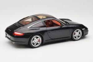 Porsche 911 997 Targa Zwart Norev 1:18 187506 Metaal — afbeelding 3 van 8