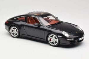 Porsche 911 997 Targa Zwart Norev 1:18 187506 Metaal — afbeelding 6 van 8